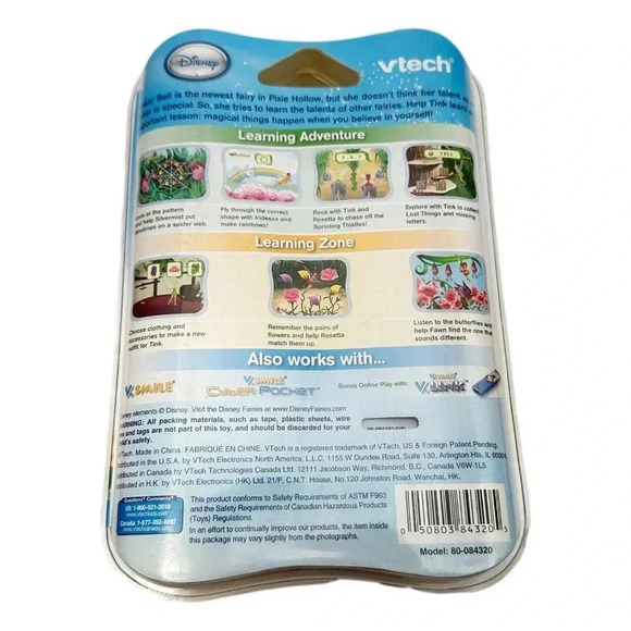 VTech VSmile Motion Lot 3 Save Animals Tinkerbell Dora Fit-it Sealed New - Picture 5 of 11